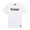 RACING TEE WHITE / BLACK